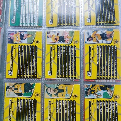Europa 2001 Paiktarades Cards like new pack