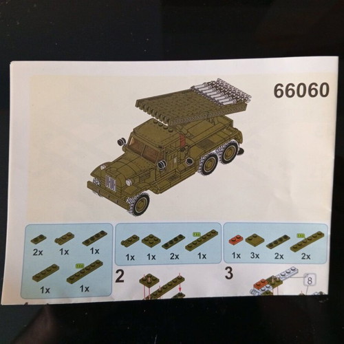 Military modeling set new, 6 different vehicles including BM-13 Katyusha
