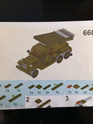 Military modeling set new, 6 different vehicles including BM-13 Katyusha