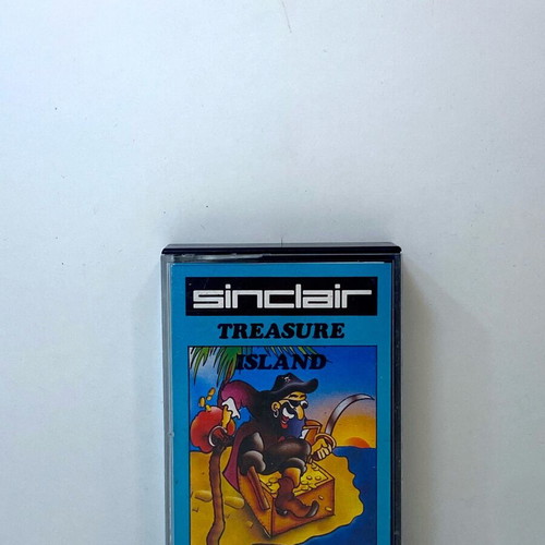 Treasure Island 1984 Spectrum ZX tape cassette used, complete with manual