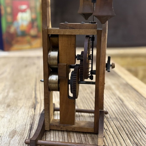 Vintage Buco Swiss Table Clock used, mechanical winding