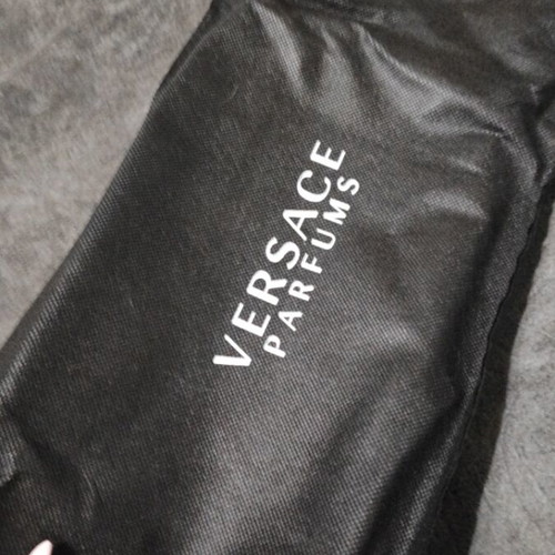 Versace Perfume Bag new, black and navy blue