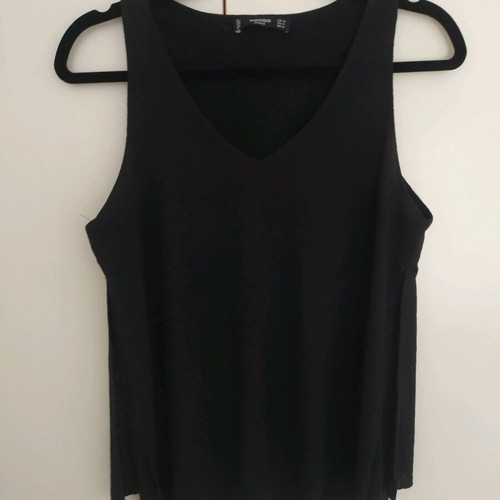 Mango blouse No M like new, black