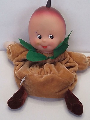 Κουκλάκι vintage 1970/1980 Kewpie-Type μεταχειρισμένο, Fruit Babies Perry Pineapple