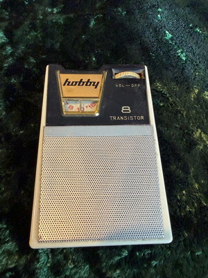 Vintage Hobby 8 Transistor portable radio used, Japan
