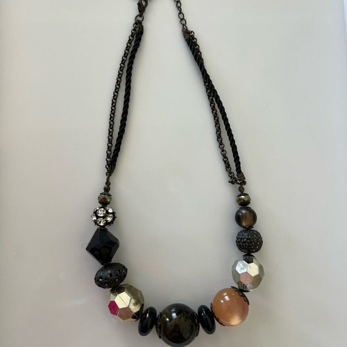 Necklace with various beads like new