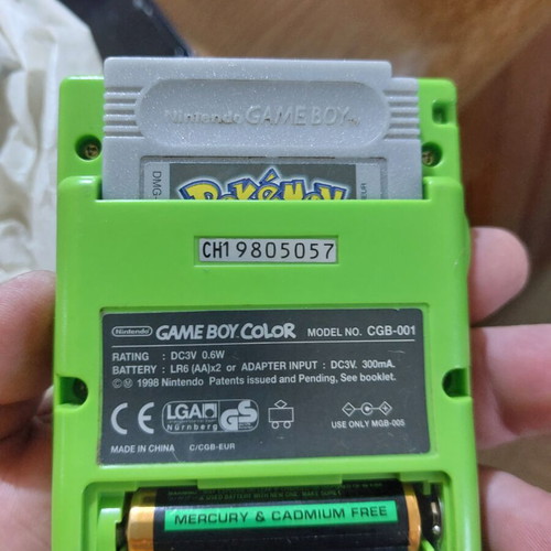Game Boy Color μεταχειρισμένο με παιχνίδια, χωρίς κάπακι