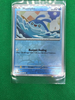 Mantyke Reverse Holo Paradox Rift 039/182 Pokemon TCG κάρτα καινούργια