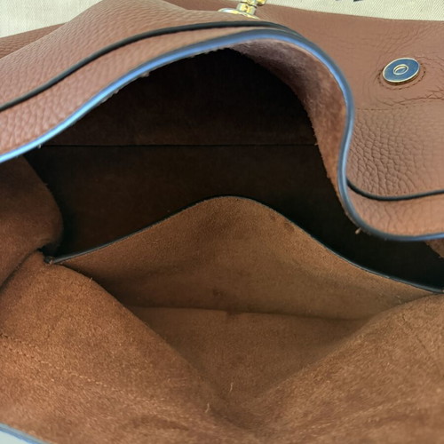 Mulberry Alexa Regular shoulder bag new, medium chestnut leather