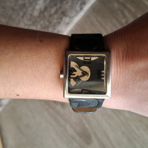 D&G women's watch used with black leather strap