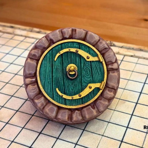 Halfling House Dice Vault, 3D printed cozy dice box