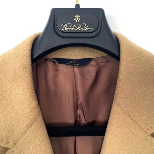 Brooks Brothers wool coat beige like new