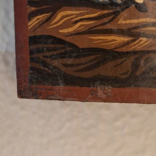 Wooden Saint George Icon used