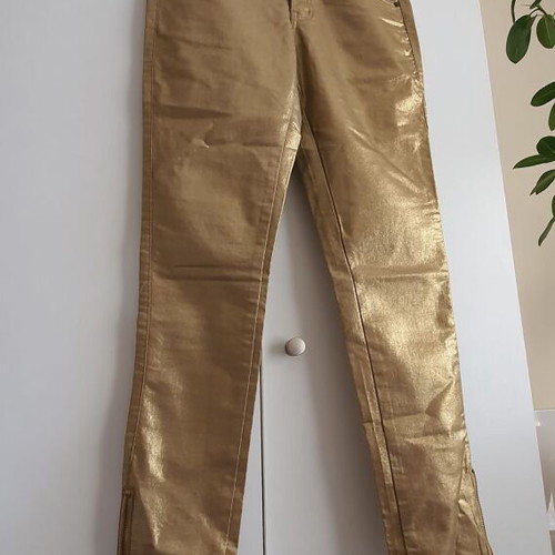Ellos pants new, gold color, size S