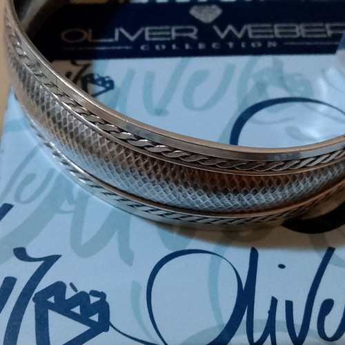 Silver 925 bracelet handmade, like new, snake skin design