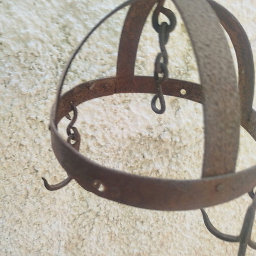 Forged iron tool used, collectible kantari scale