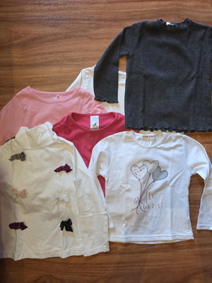 Girls' blouses pack of 6, size 2-3 years, like new