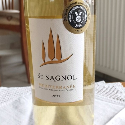 St. Sagnol Méditerranée 2023 white dry French wine sealed