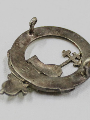 1940 Scottish Army Cap Badge used