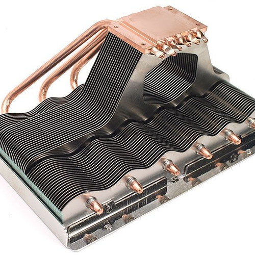 CoolerMaster GeminII used CPU cooler with 2 LED fans