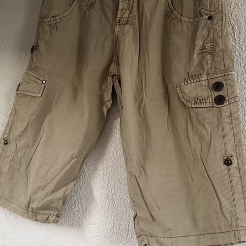 Biston Club women's cargo bermuda shorts, beige