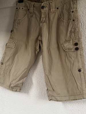 Biston Club women's cargo bermuda shorts, beige