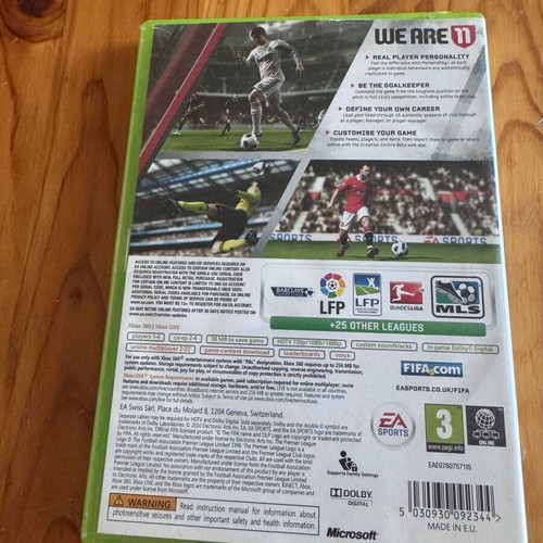 Fifa 11 Xbox 360 game