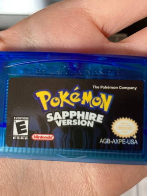 Pokemon Sapphire Game Boy Advance cartridge new