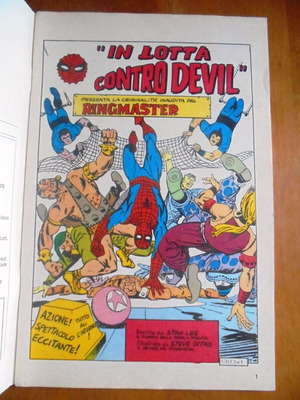 Spiderman #12 Italian edition comic book used
