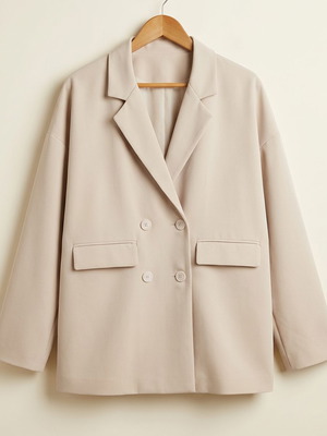 Blazer Jacket Spring Oversize MSR new, light ice gray