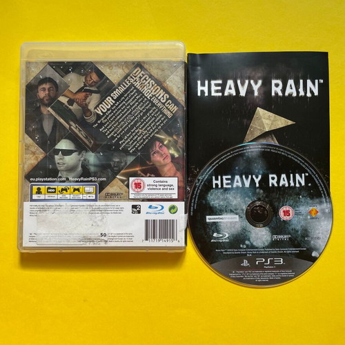 Heavy Rain PS3 like new, action adventure game