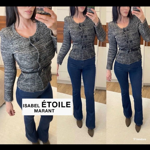Isabel Marant Etoile cardigan used, gray, size S-M