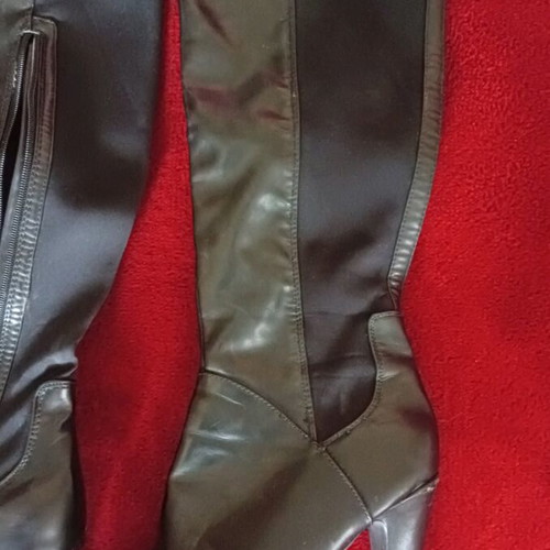 Knee-high boot used, size 40, black