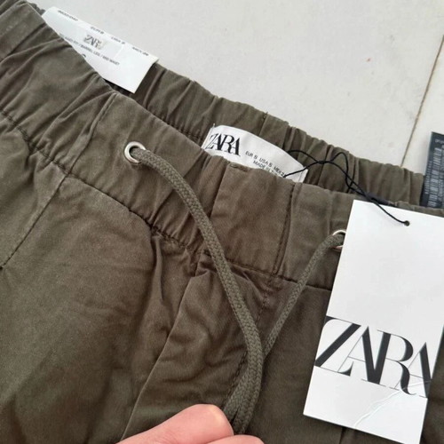 Zara women's khaki jogger pants Small new with tags