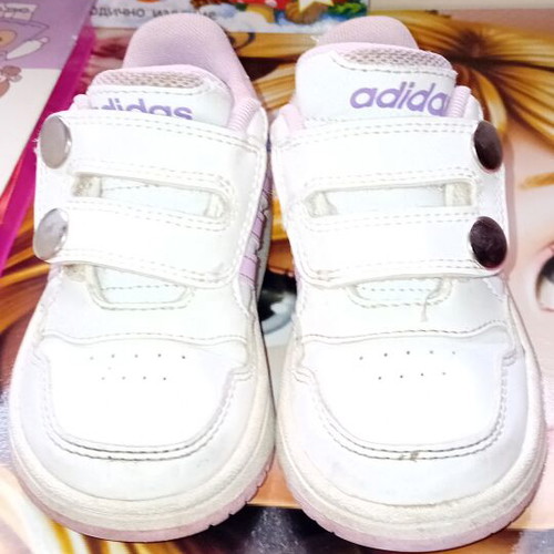 Adidas sneakers used with snaps