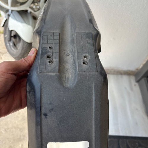 Acerbis Supermoto front fender used, black motorcycle mudguard