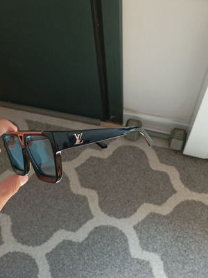 Louis Vuitton sunglasses, black and gold