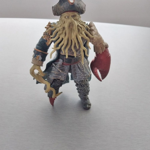 Pirates of The Caribbean Davy Jones Collectable Action Figure used