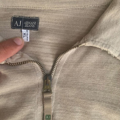 Armani Jeans shirt used, beige, XL authentic