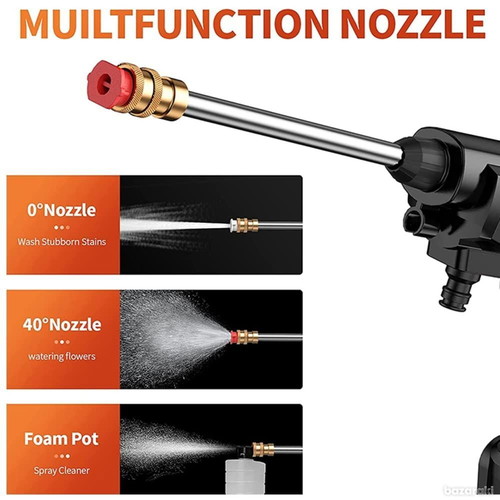 Portable Electric Pressure Water Gun 48V with 2 Batteries
