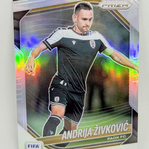 Panini FIFA Prizm 2025/26 Andrija Zivkovic #44 PAOK Silver Prizm Refractor card new