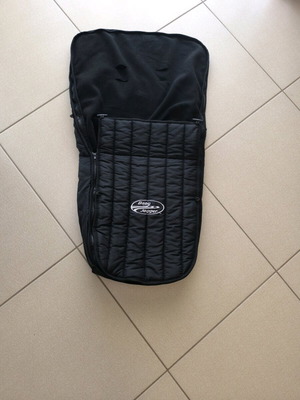 Baby Jogger footmuff used with removable fleece lining