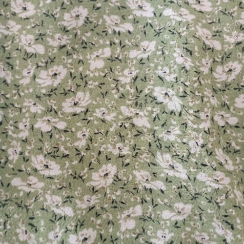 Stradivarius summer dress like new, white and green, size S