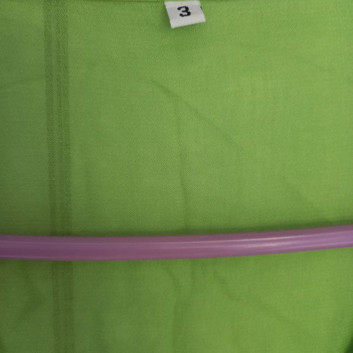 Summer blouse asymmetrical green like new, tunic XL