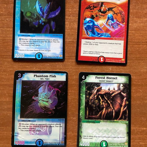 Duel Masters cards like new, pack of 5