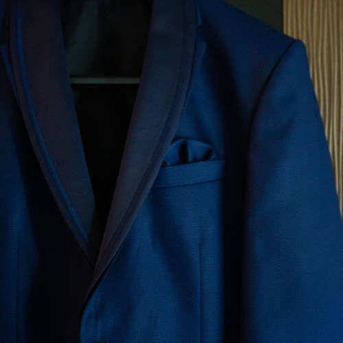 Groom suit used, size 52, blue