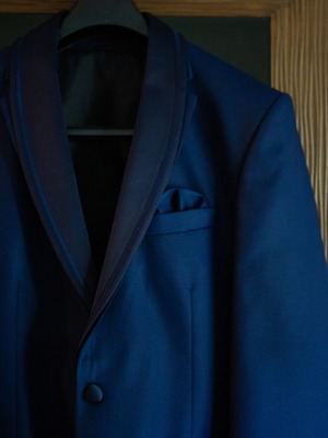 Groom suit used, size 52, blue