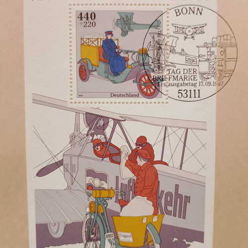 Germany 1997 First Day Cover Stamp with Bonn Postmark
