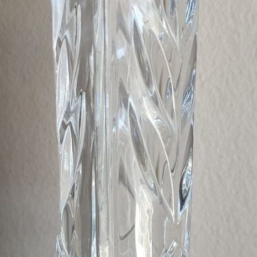 Borgonovo LINDA 20 crystal flower vase new, Made In Italy