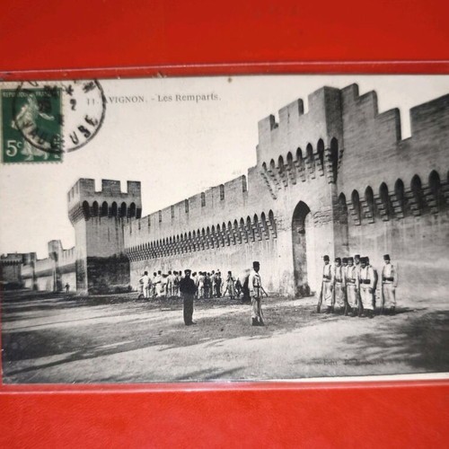 French collectible Avignon postcard like new, early 20th century